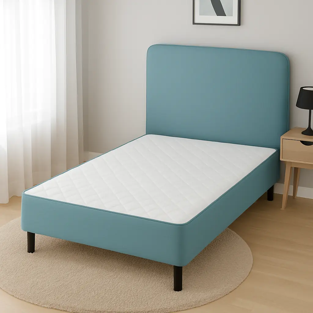 SOMMIER AVEC TETE DE LIT TAPISSIER 160X200X30 Maylo