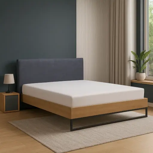 [LIT-DZ43] LIT 160X200 DZ43 CHENE MARBRE GRIS — Bandari