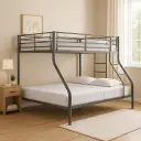 LIT SUPERPOSE 2P/1P FER  GRIS — M’Dago